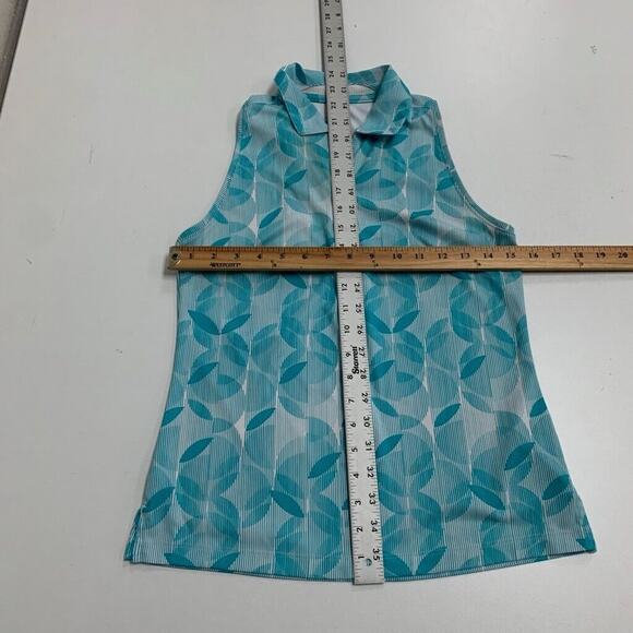 Slazenger Polo Shirt Womens XS Extra Small Blue Golf Refresh Half Zip Racerback - Picture 6 of 11